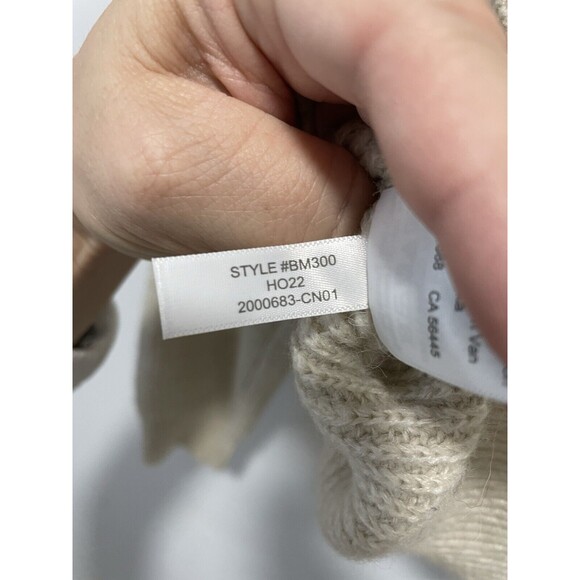 J. Crew Women's Cropped Puff-Sleeve Turtleneck Sweater Size L Alpaca Blend Soft - Picture 8 of 9